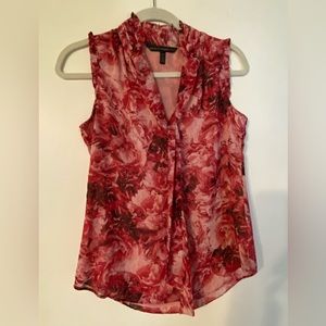 White House Black Market chiffon blouse